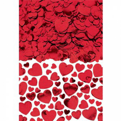 Scatters / Confetti - Red Hearts - 70g (369131.07.56) - Mad Parties & Supplies