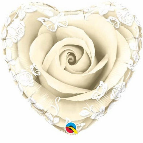 21" Foil - Wedding Rose (31254) - Mad Parties & Supplies