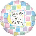 Foil - 18" - Twins are twice as nice! (1145566) - Mad Parties & Supplies