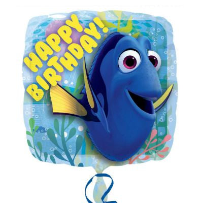 Foil - 18" - Happy Birthday Finding Dory (32307) - Mad Parties & Supplies