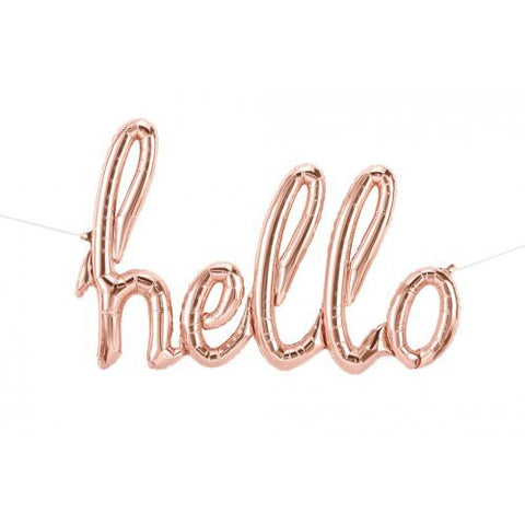 Airfilled Balloon - HELLO - Mad Parties & Supplies