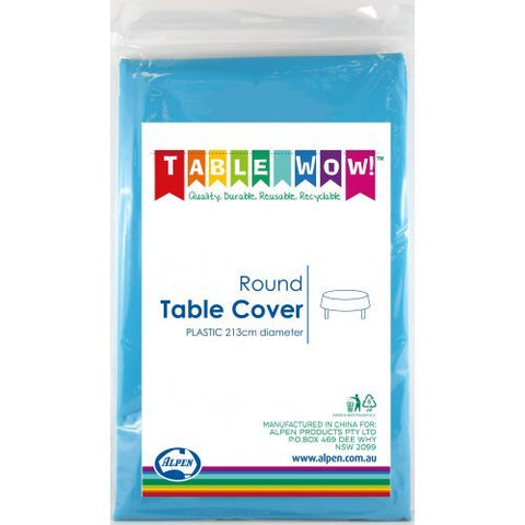 Tablecover - Round - Teal - Mad Parties & Supplies