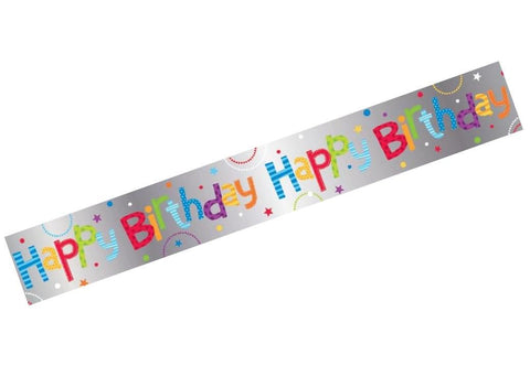 Banner - Happy Birthday (E2946) - Mad Parties & Supplies