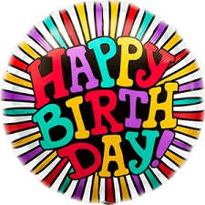 Foil - 18" - Happy Birthday (00779) - Mad Parties & Supplies