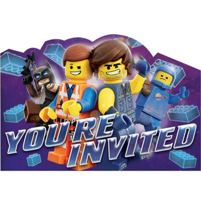 Invitations - Lego Movie 2 (491711) - Mad Parties & Supplies