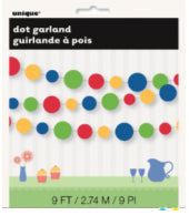 Dot Garland - Multicoloured (63299) - Mad Parties & Supplies