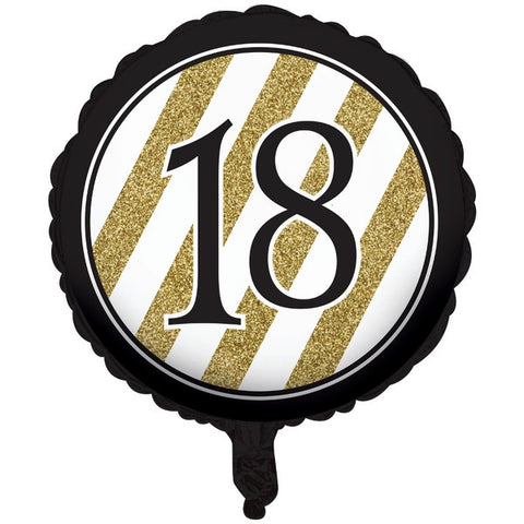 Foil - 18" - 18th (318100) - Mad Parties & Supplies