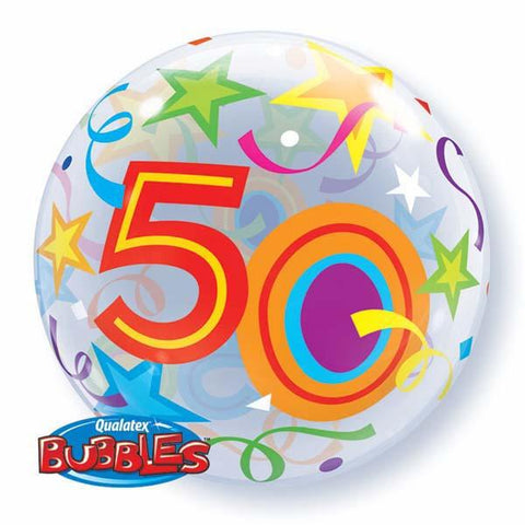 Bubble Balloon - 50th - Mad Parties & Supplies