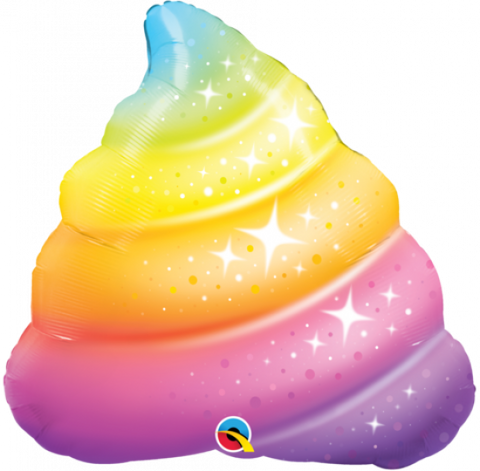 Supershape - Rainbow Poop Sparkles (97534) - Mad Parties & Supplies
