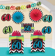 Room Decorating Kit - 60th Birthday - Mad Parties & Supplies