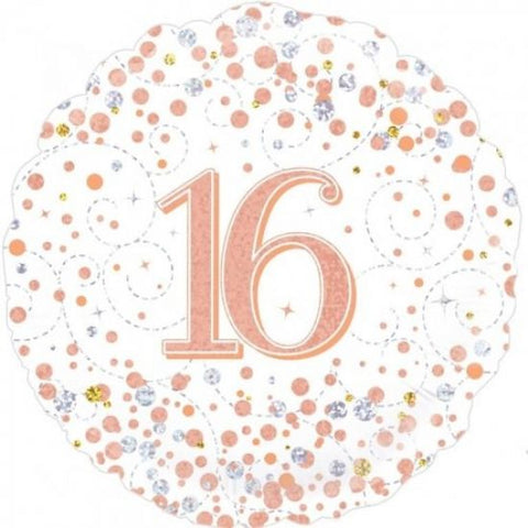Foil - 18" - 16th Rose Gold (227079) - Mad Parties & Supplies