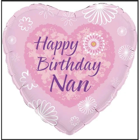Foil - 18" - Happy Birthday Nan (228847P)