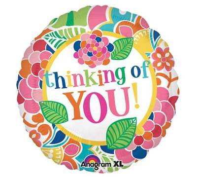 Foil - 18" - Thinking of you! (24526) - Mad Parties & Supplies