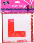 Hens Night "L" Plate Badge - Mad Parties & Supplies