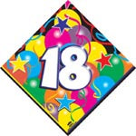 Napkins - 18th Balloon Blast (405918) - Mad Parties & Supplies