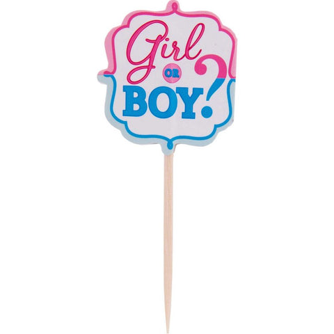 Party Picks - Gender Reveal (Girl or Boy?) (400092) - Mad Parties & Supplies