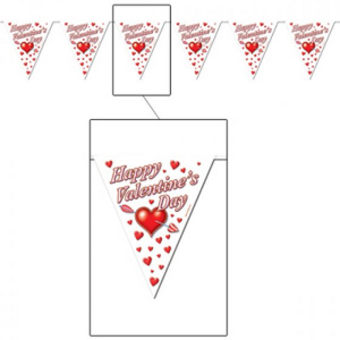 Pennant Banner - Valentine's Day (70530) - Mad Parties & Supplies