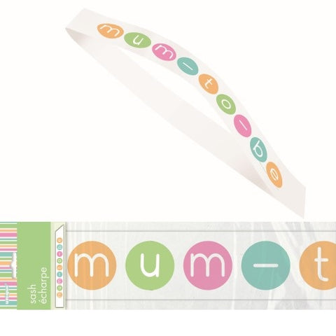 Sashes - Mum to be (M42369) - Mad Parties & Supplies