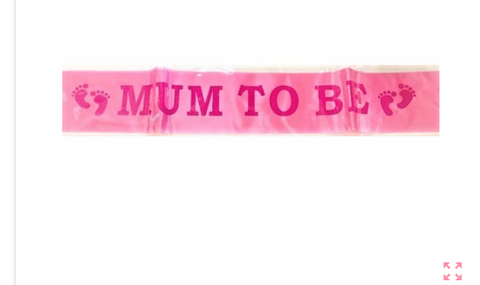 Sashes - Mum to be (Pink) (41-932)