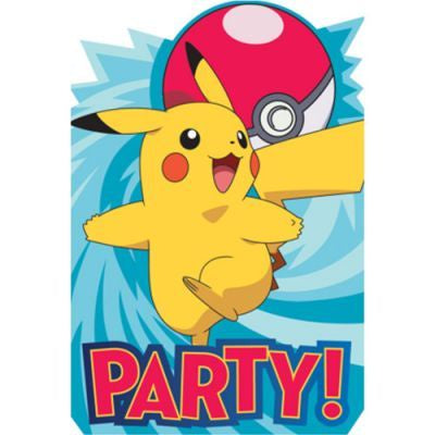 Pokemon - Invitations - Mad Parties & Supplies