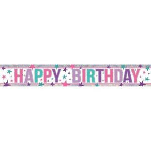 Banner - Happy Birthday (990007) - Mad Parties & Supplies