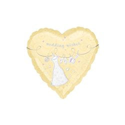 Foil - 18" - Wedding Wishes (16089) - Mad Parties & Supplies