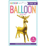 Airfilled Standing Foil - Gold Reindeer (M74291)