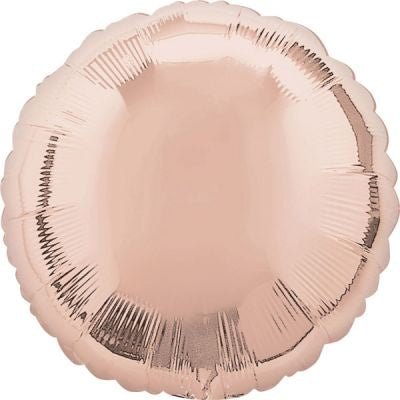 Foil - 18" - Round - Rose Gold (36185) - Mad Parties & Supplies