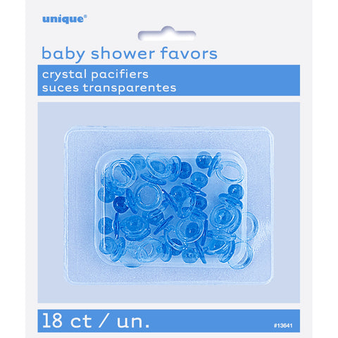 Baby Shower Favors - Blue Dummy (Pacifiers) (13641) - Mad Parties & Supplies