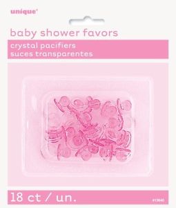 Baby Shower Favors - Pink Dummy (Pacifiers) (13640) - Mad Parties & Supplies