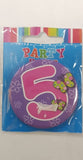Badge - 5th Birthday - Mad Parties & Supplies