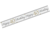 Banner - Happy 40th Birthday
