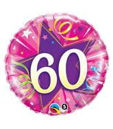 Foil - 18" - 60th (25985) - Mad Parties & Supplies