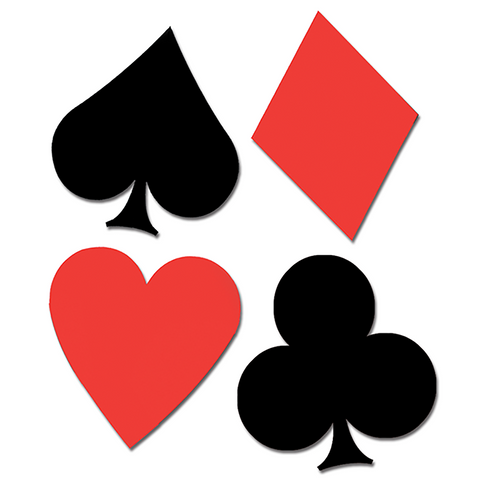 Playing Card Suits Cutouts