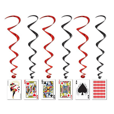 Playing Cards Hanging Decoration Whirls