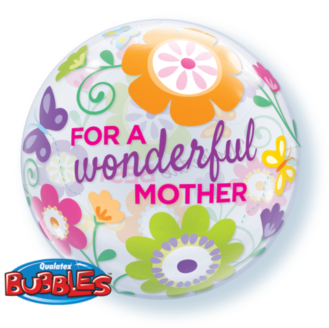 Bubble Balloon - For a Wonderful Mother (11538) - Mad Parties & Supplies