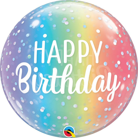 Bubble Balloon - Happy Birthday (13232) - Mad Parties & Supplies