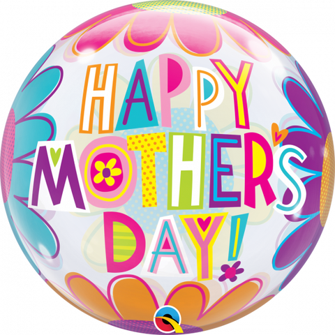 Bubble Balloon - Happy Mother's Day (47601) - Mad Parties & Supplies
