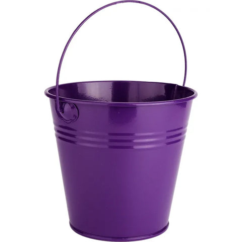Bucket - 12cm - Purple & Teal