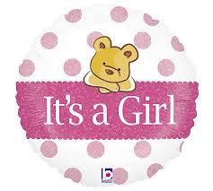 Foil - 18" - It's a Girl (86827) - Mad Parties & Supplies