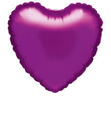 Foil - 18' - Heart - Purple (1059701) - Mad Parties & Supplies