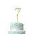 Single Number Acrylic Cake Topper - Gold - Mad Parties & Supplies
