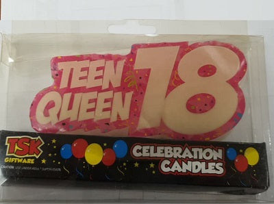 Candle - Teen Queen 18 - Mad Parties & Supplies