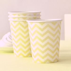 Cups - Chevron - Yellow (CCY01)