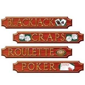 Cutouts - Casino sign (50070) - Mad Parties & Supplies