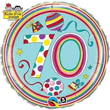 Foil - 18" - 70th (50417) - Mad Parties & Supplies