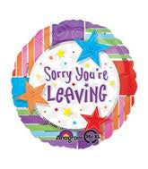 Foil - 18" - Sorry You're Leaving (16061) - Mad Parties & Supplies