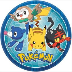 Plates - 9" - Dinner - Pokemon (551859) - Mad Parties & Supplies