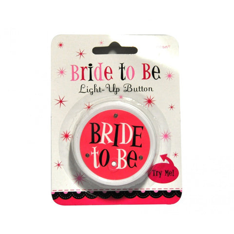 Badge - Light Up Bride to Be - Mad Parties & Supplies