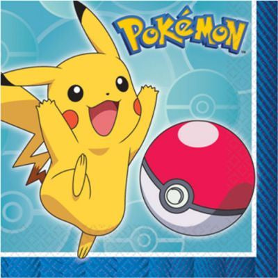Pokemon - Napkins - Beverage (501859) - Mad Parties & Supplies